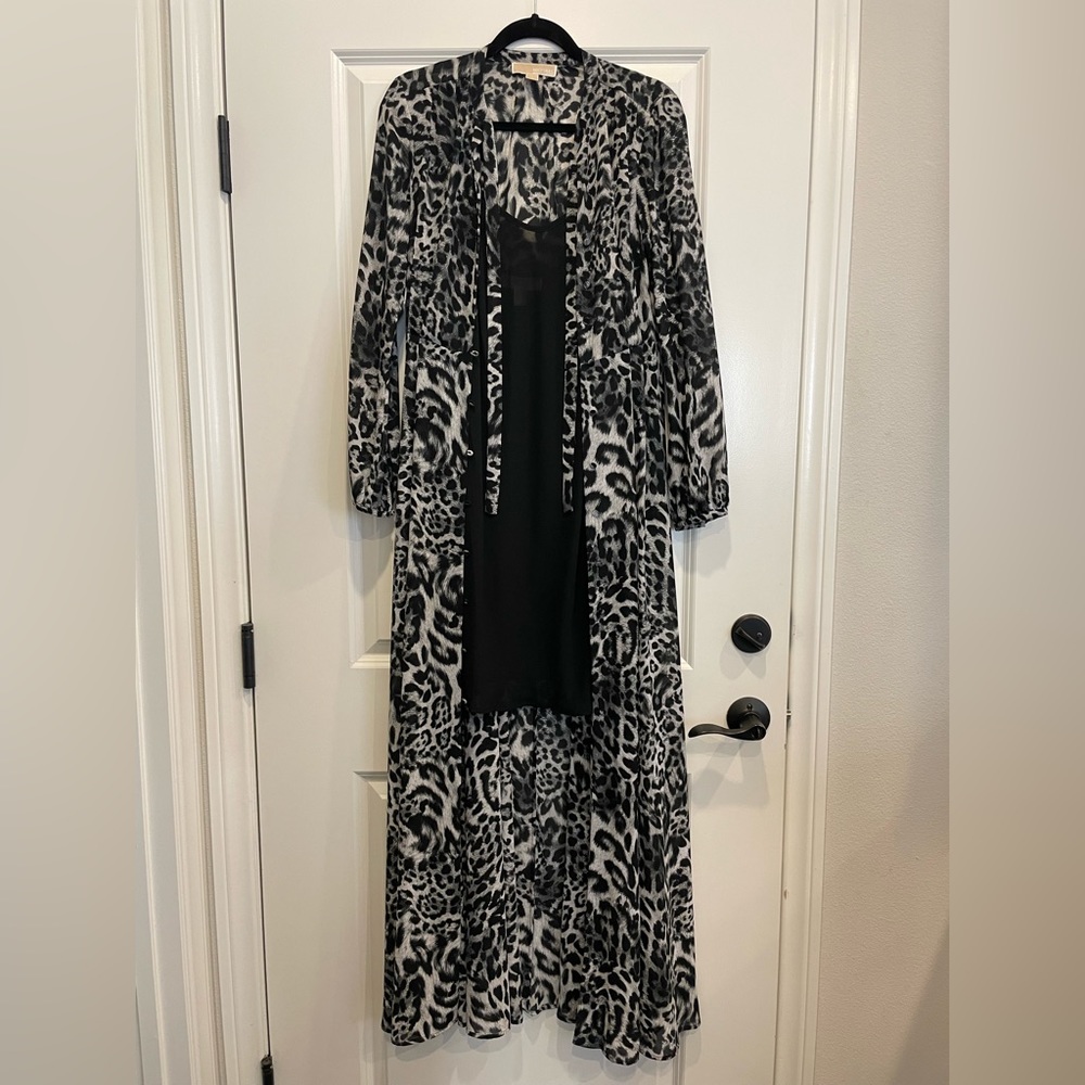 Michael Kors dress/kimono with slip